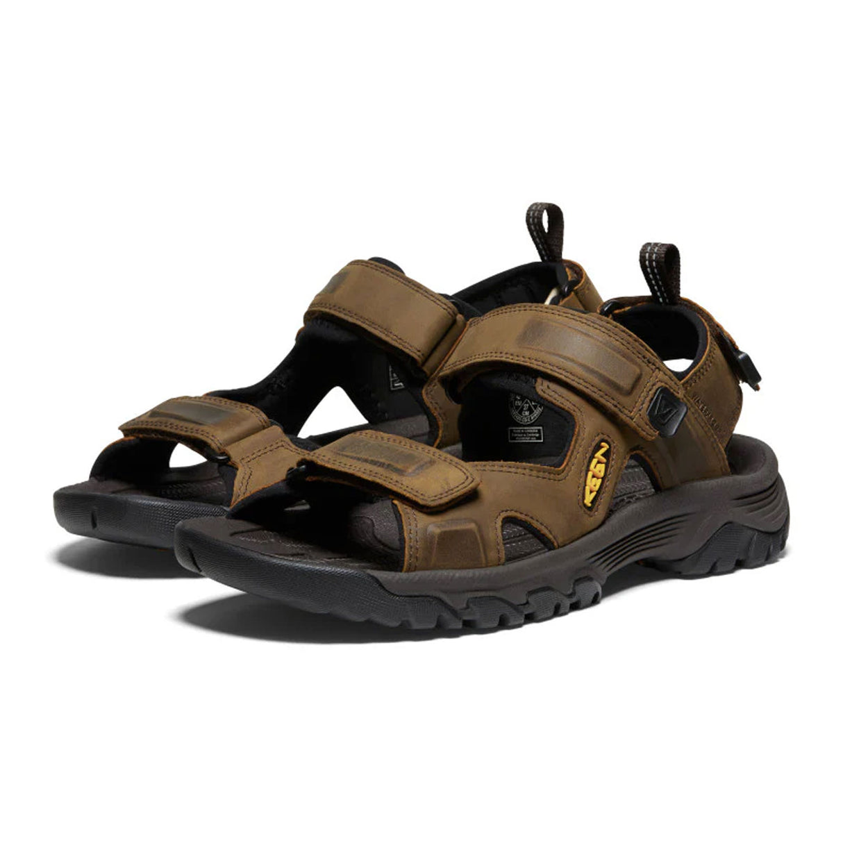 Keen Targhee III Active Sandal (Men) - Bison/Mulch Sandal - Active - The Heel Shoe Fitters