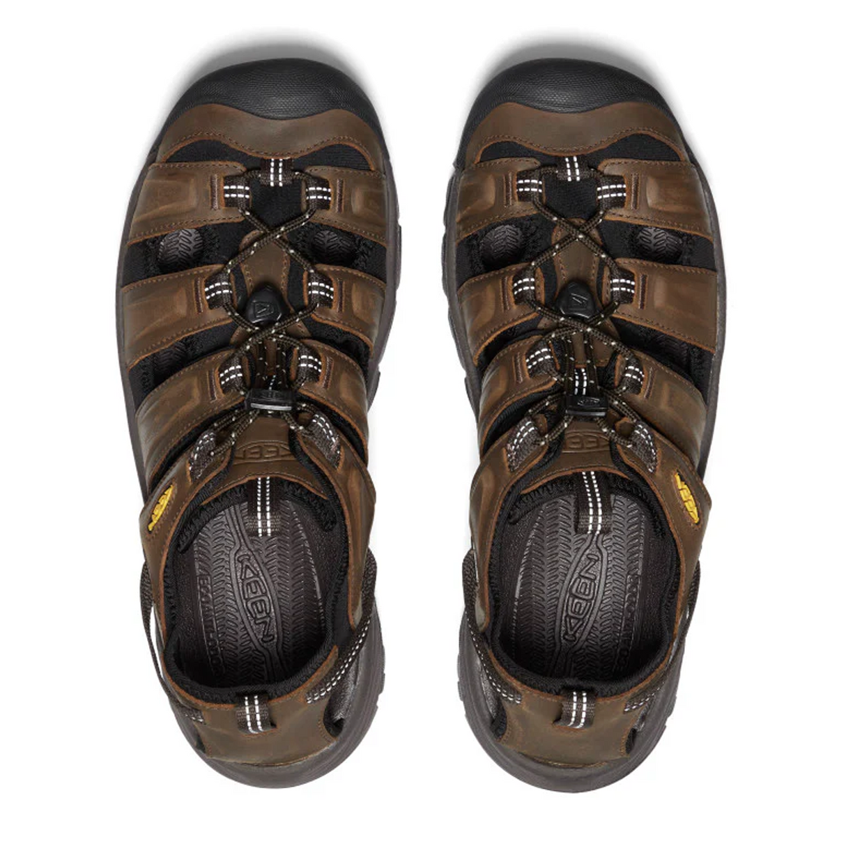 Keen Targhee III Closed Toe Active Sandal (Men) - Bison/Mulch Sandal - Active - The Heel Shoe Fitters