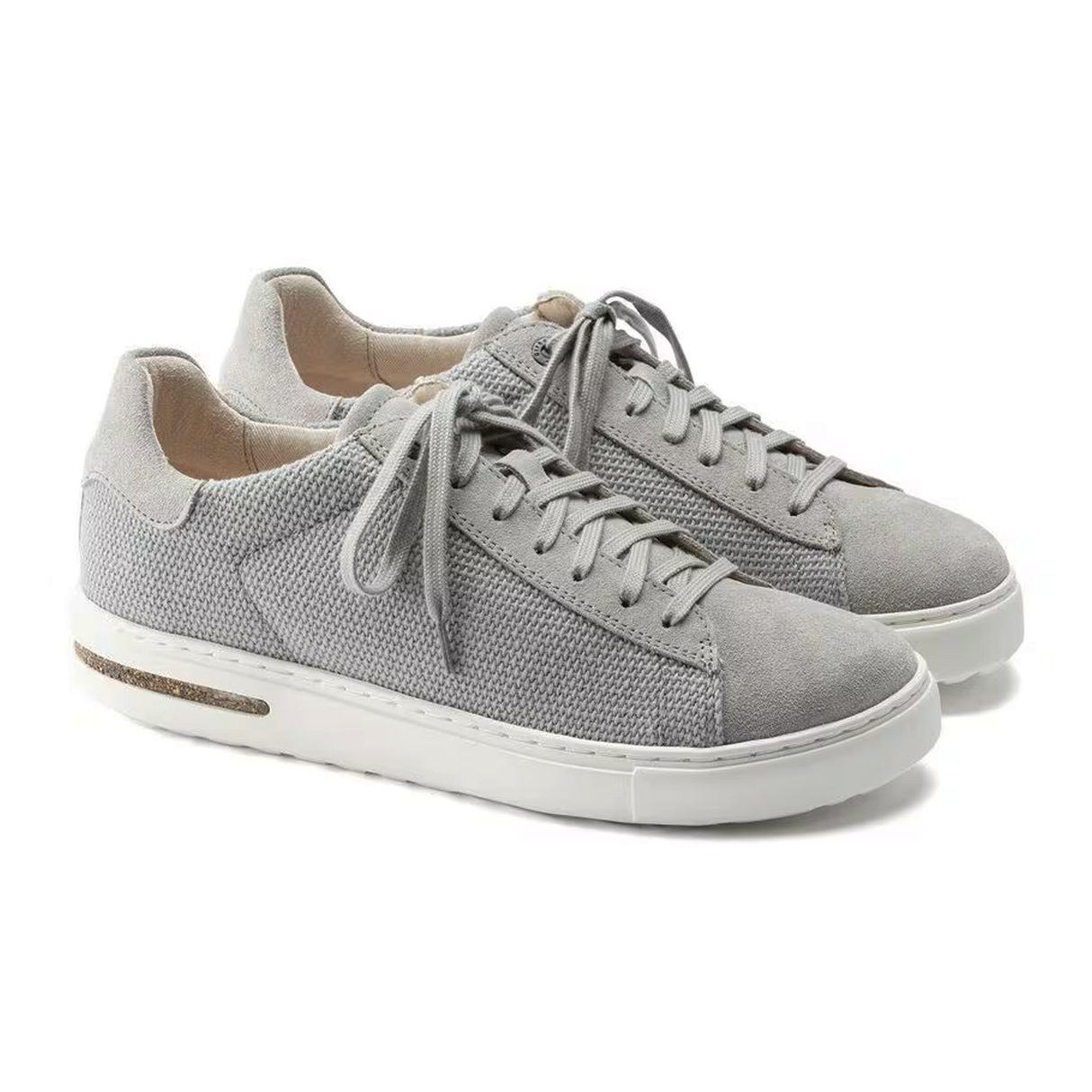 Birkenstock Bend Narrow Sneaker (Women) - Whale Gray Canvas Athletic - Casual - Lace Up - The Heel Shoe Fitters