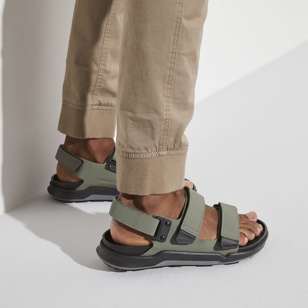 Birkenstock Tatacoa CE Backstrap Sandal (Men) - Khaki Birko-Flor Futura Sandal - Active - The Heel Shoe Fitters