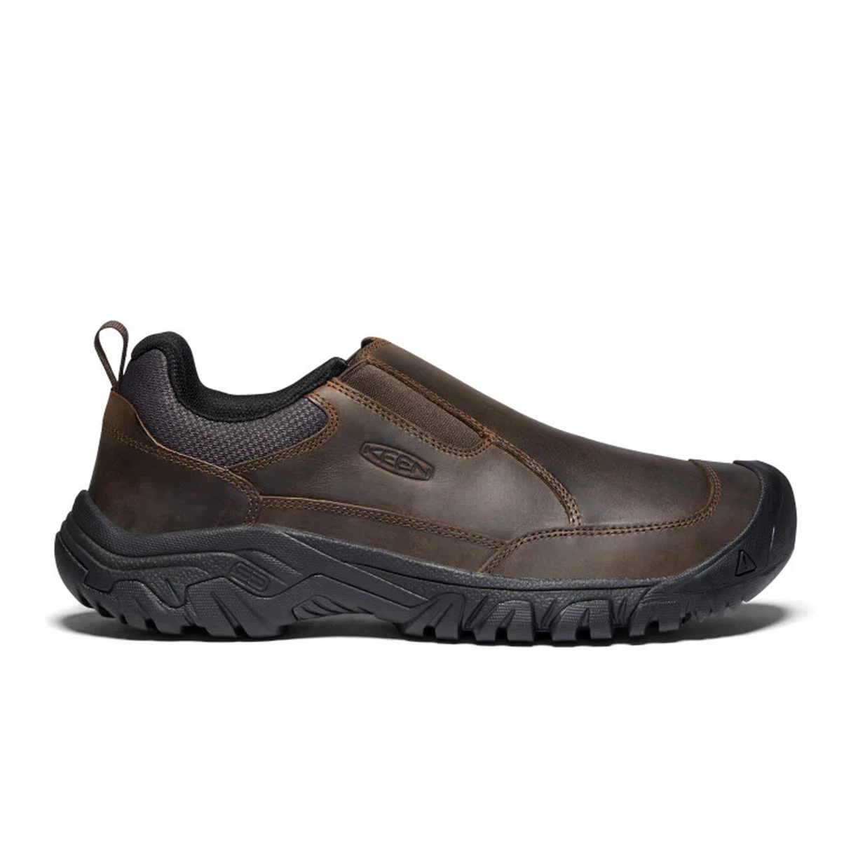 Keen Targhee III Slip On (Men) - Dark Earth/Mulch Dress-Casual - Slip On - The Heel Shoe Fitters
