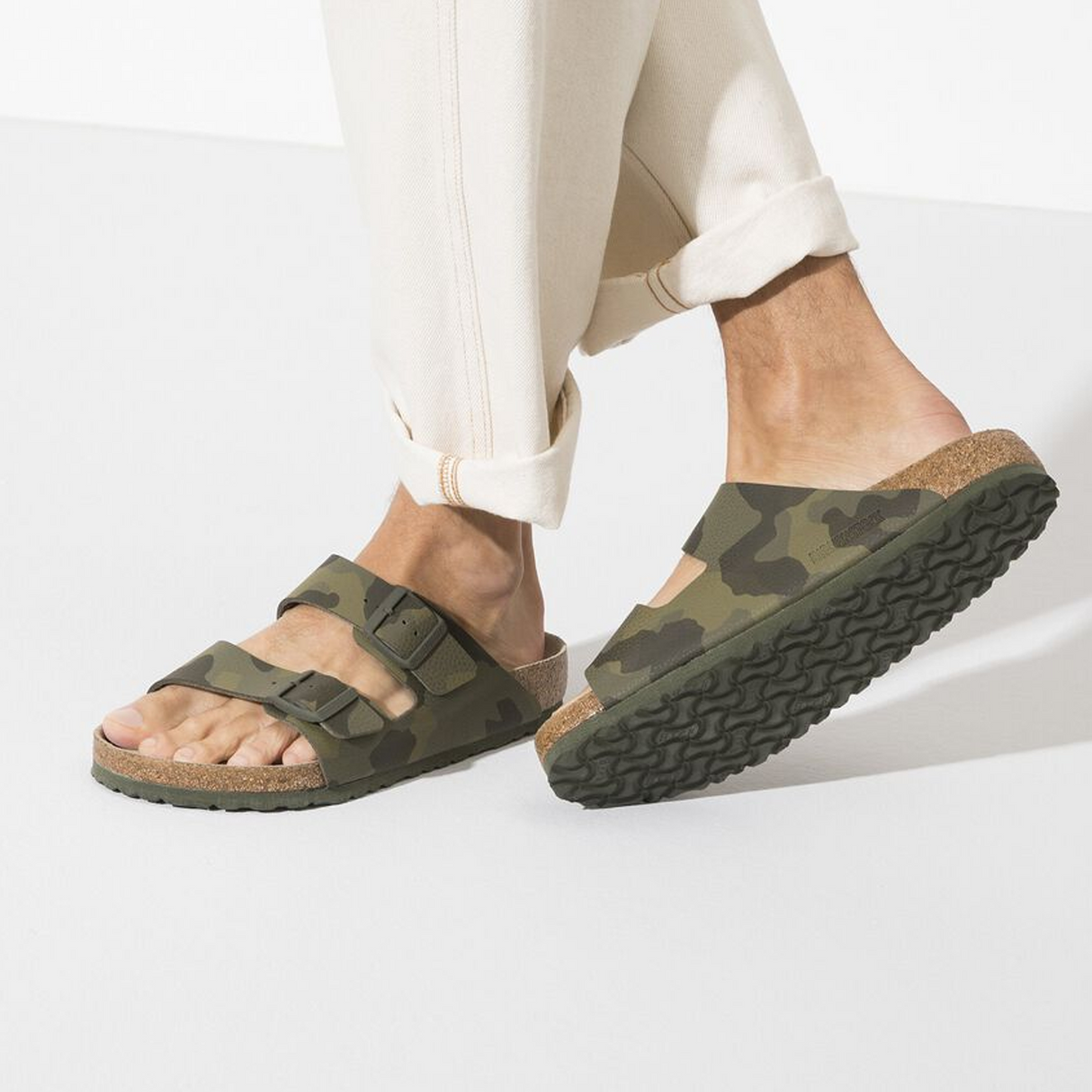 Birkenstock Arizona Soft Footbed Birko-Flor Slide Sandal (Women) Sandal - Slide - The Heel Shoe Fitters