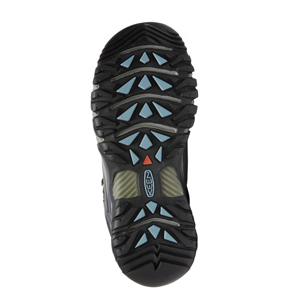 Keen Targhee III Waterproof Mid Hiking Boot (Women) - Magnet/Atlantic Blue Boots - Hiking - Mid - The Heel Shoe Fitters