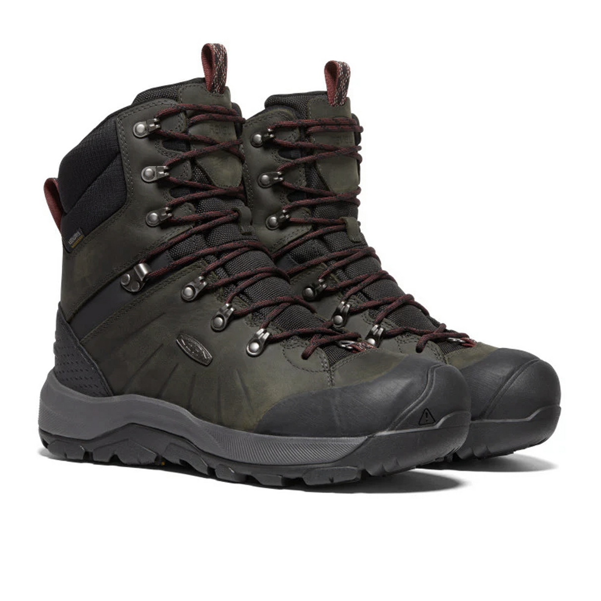 Keen Revel IV High Polar Boot (Men) - Magnet/Red Carpet Boots - Winter - High Boot - The Heel Shoe Fitters