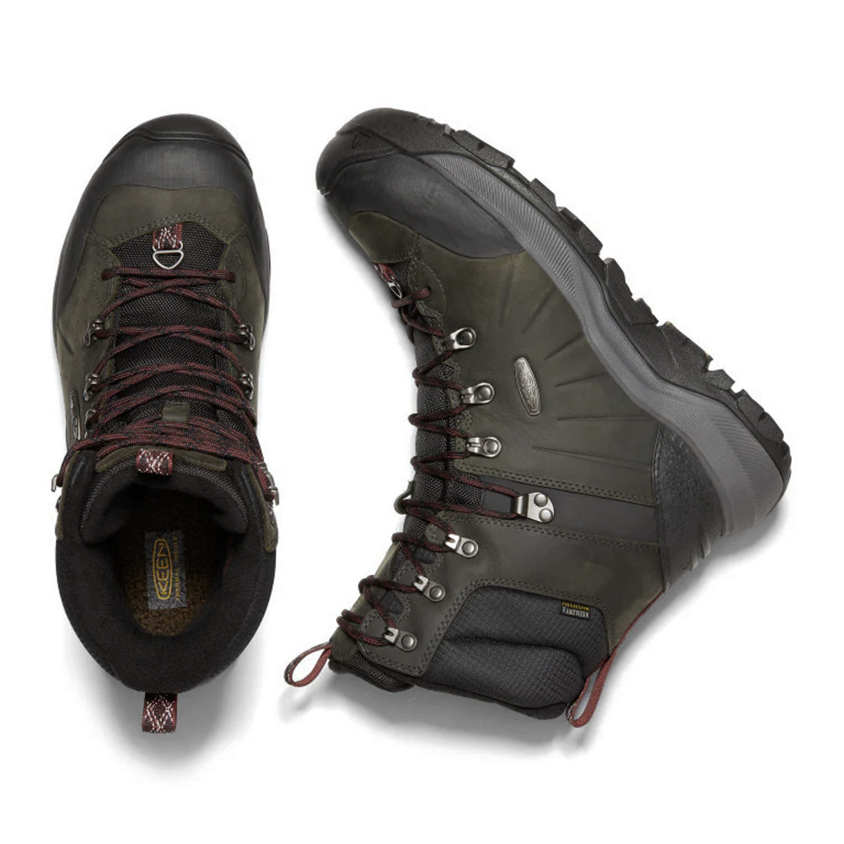 Keen Revel IV High Polar Boot (Men) - Magnet/Red Carpet Boots - Winter - High Boot - The Heel Shoe Fitters