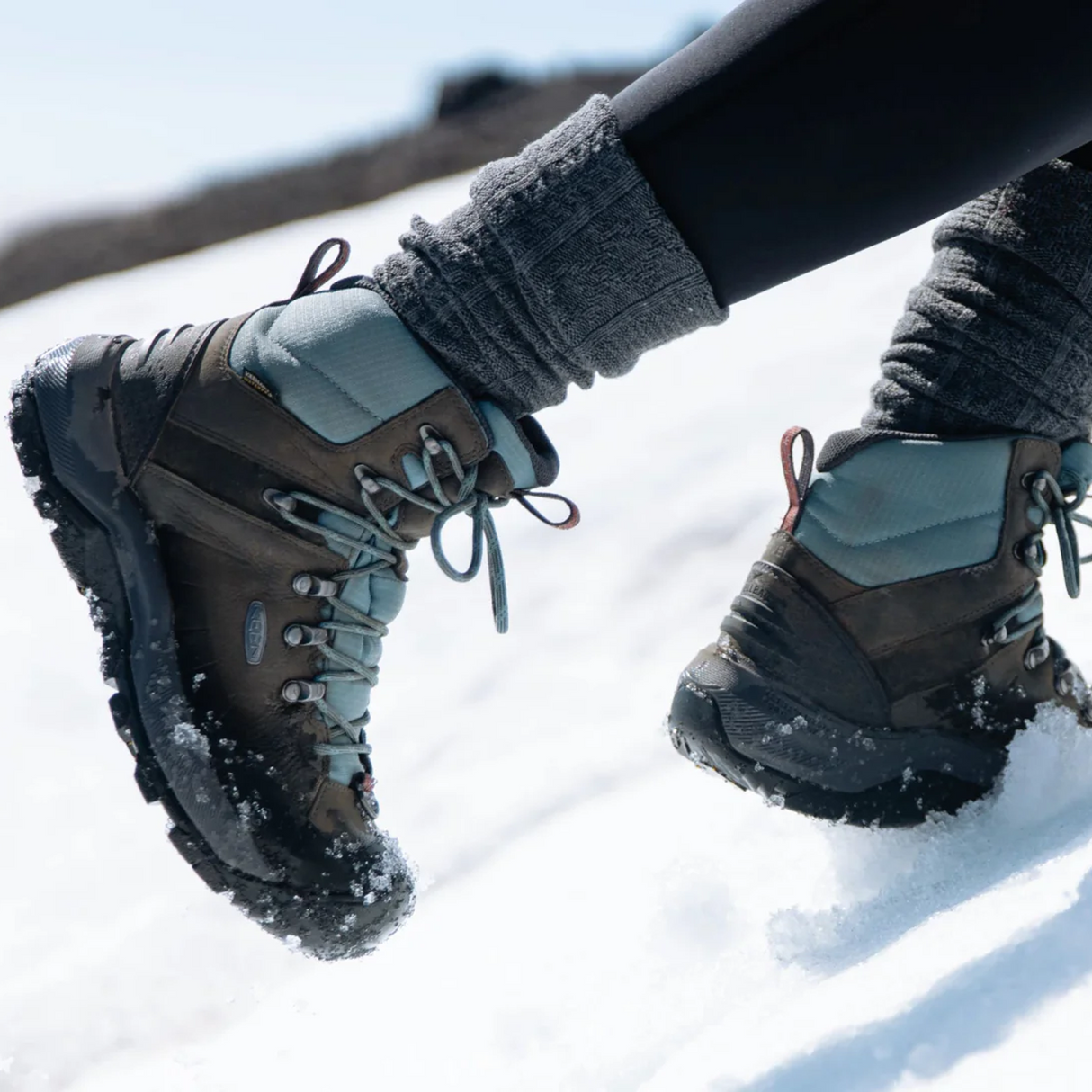 Keen Revel IV Mid Polar Boot (Women) - Magnet/North Atlantic Boots - Winter - Mid Boot - The Heel Shoe Fitters