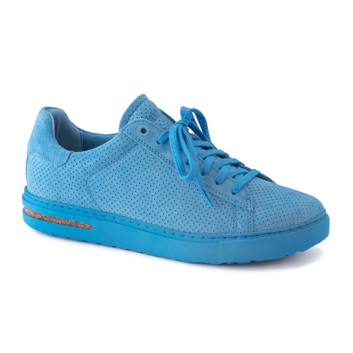 Birkenstock Bend Narrow Sneaker (Women) - Sky Blue Embossed Suede Athletic - Casual - Lace Up - The Heel Shoe Fitters