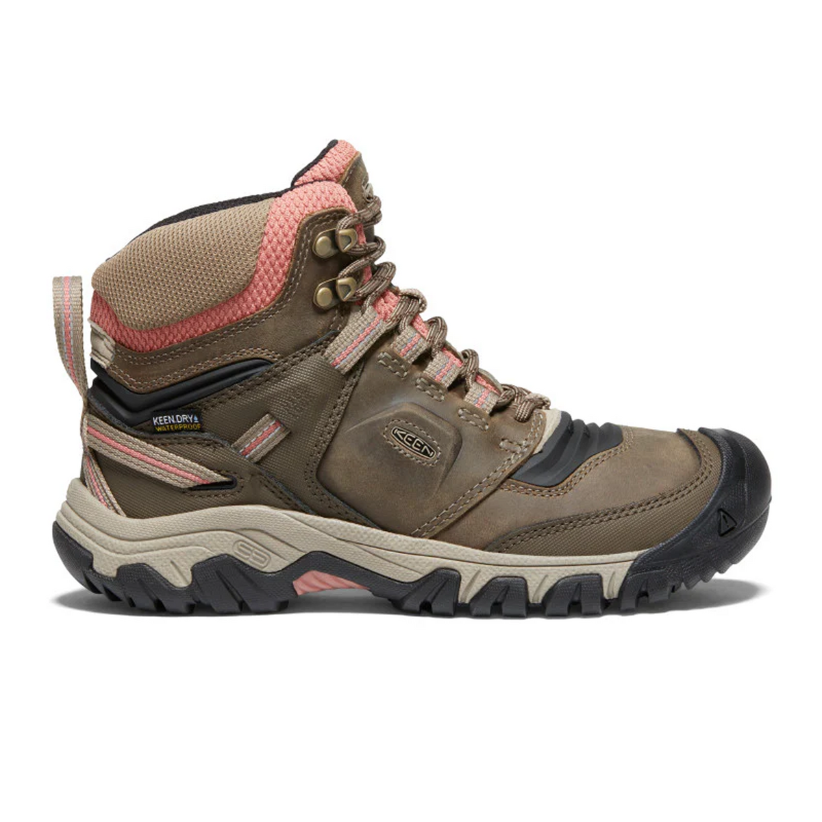 KEEN Scarponcini Ridge Flex Da Uomo | Impermeabili E Flessibili | Suola In Gomma KEEN.All-TerraIN | Vestibilità Comfort