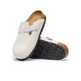 Birkenstock Boston Narrow Clog (Women) - Antique White Corduroy Dress-Casual - Clogs & Mules - The Heel Shoe Fitters