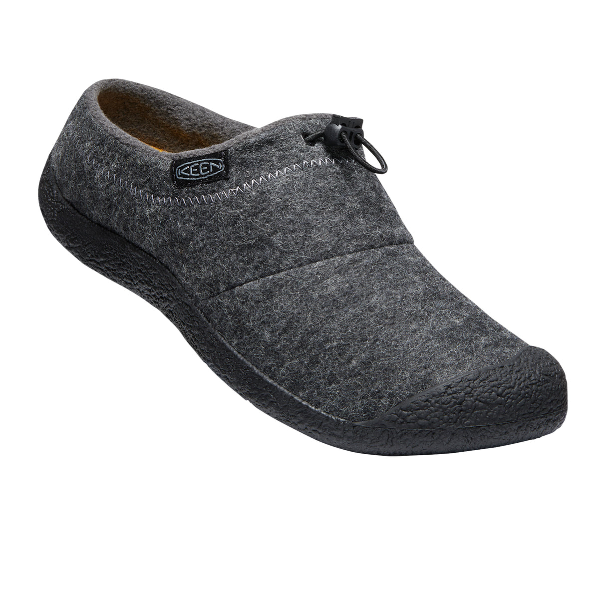 Keen Howser III Slide (Men) - Charcoal Grey Felt/Black Dress-Casual - Slipper - The Heel Shoe Fitters