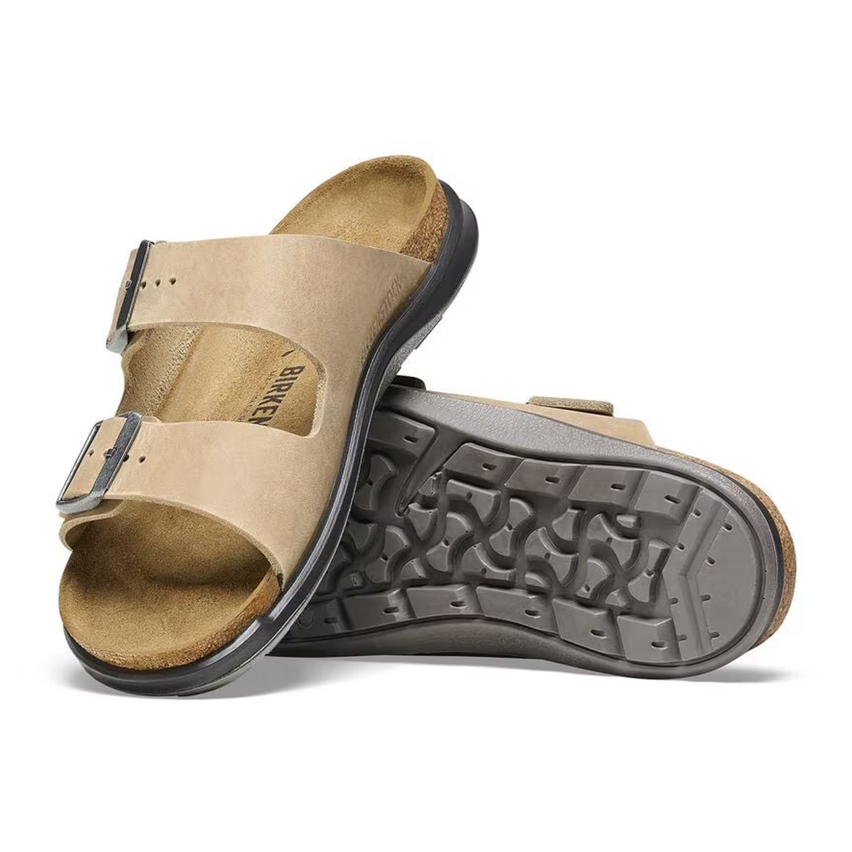 Birkenstock Arizona Crosstown Slide Sandal (Women) - Tobacco Oiled Leather Sandal - Slide - The Heel Shoe Fitters