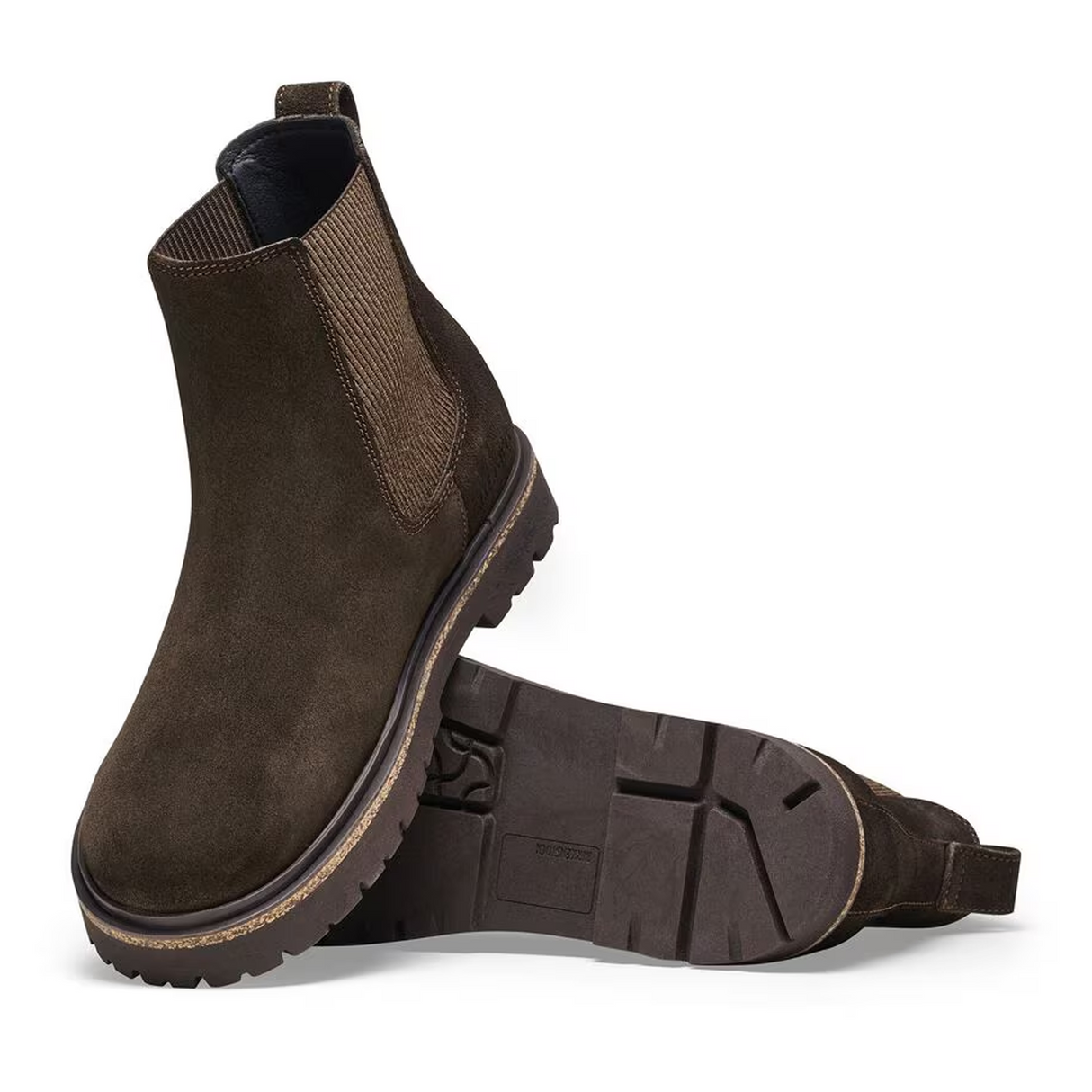 Birkenstock Highwood Chelsea Boot (Women) - Mocha Suede Boots - Casual - Mid - The Heel Shoe Fitters