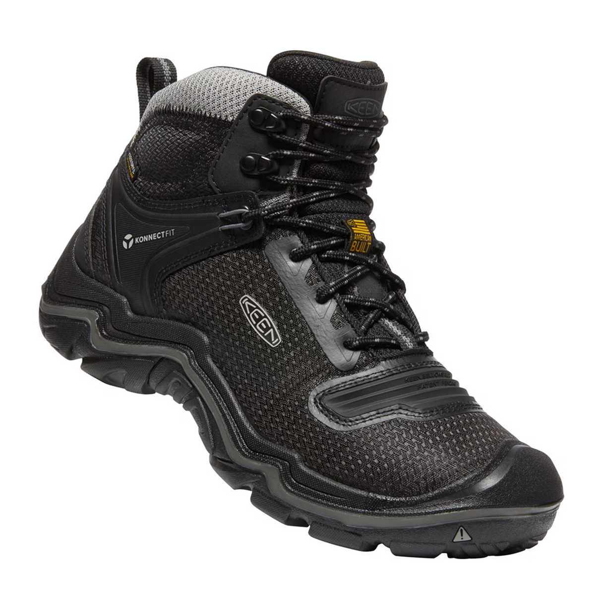 Keen Durand EVO Mid Waterproof Boot (Men) - Black/Magnet