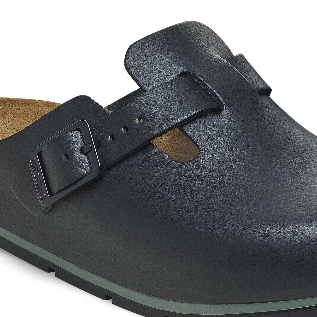 Birkenstock Boston Pro Clog (Men) - Black Leather