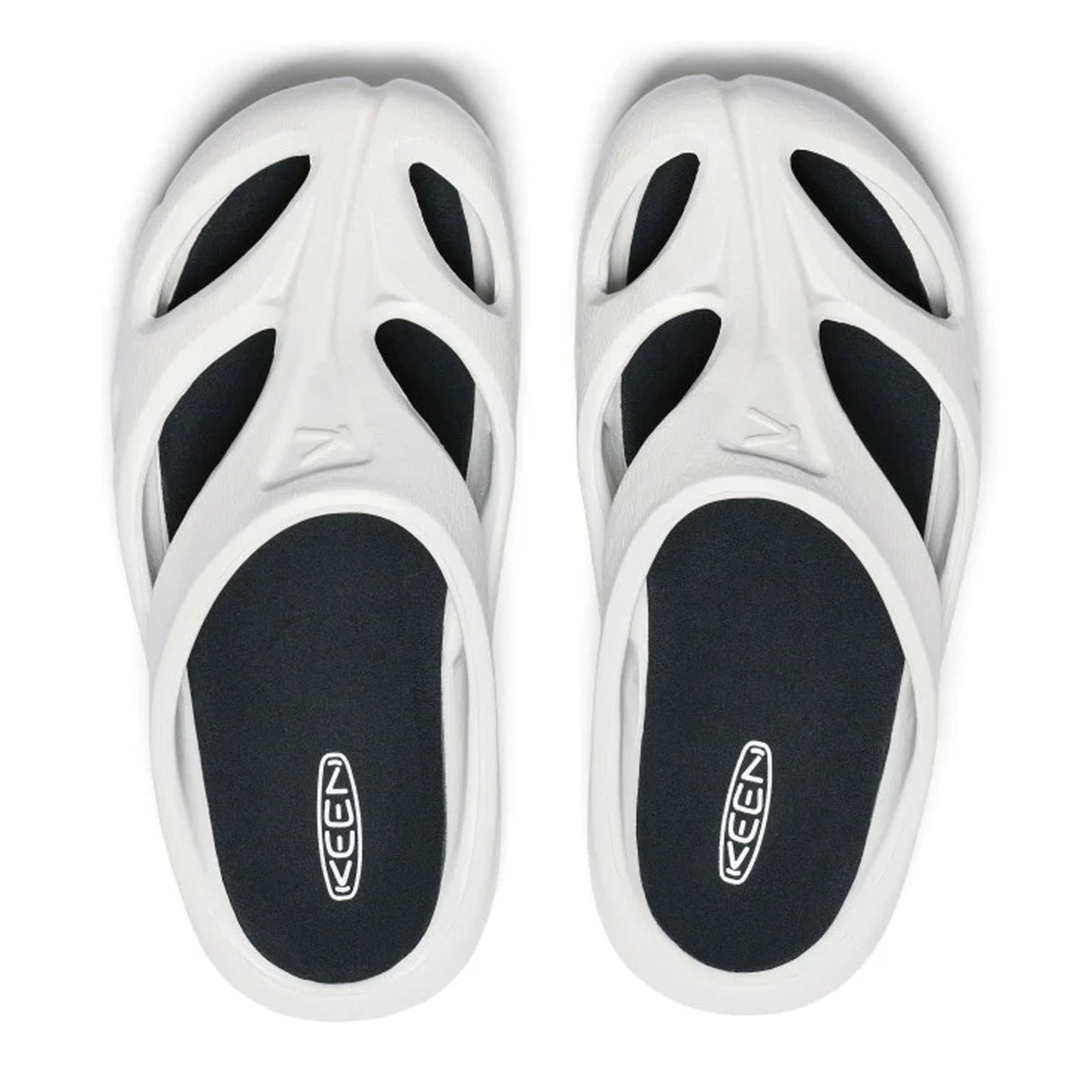 Keen Shanti Slide (Women) - White/Black Sandal - Slide - The Heel Shoe Fitters