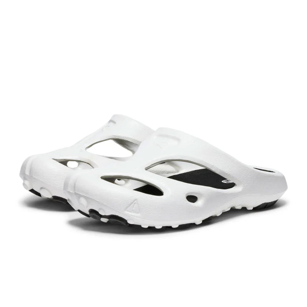 Keen Shanti Slide (Women) - White/Black Sandal - Slide - The Heel Shoe Fitters
