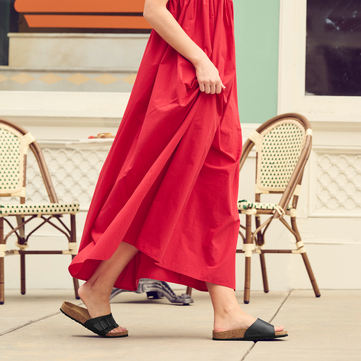 Birkenstock Catalina Narrow Slide Sandal (Women) - Black Birko-Flor Sandal - Slide - The Heel Shoe Fitters