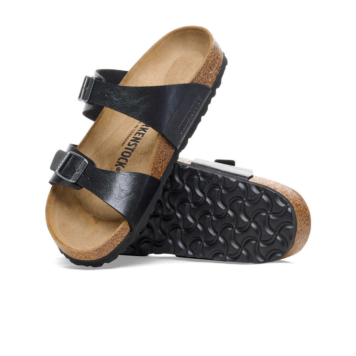 Birkenstock Sydney Slide Sandal (Women) - Graceful Licorice Birko-Flor Sandal - Slide - The Heel Shoe Fitters