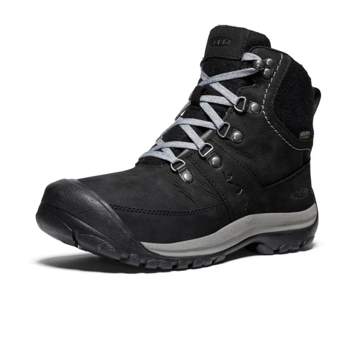 Keen Kaci III Winter Mid Waterproof Boot (Women) - Black/Steel Grey Boots - Winter - Mid Boot - The Heel Shoe Fitters