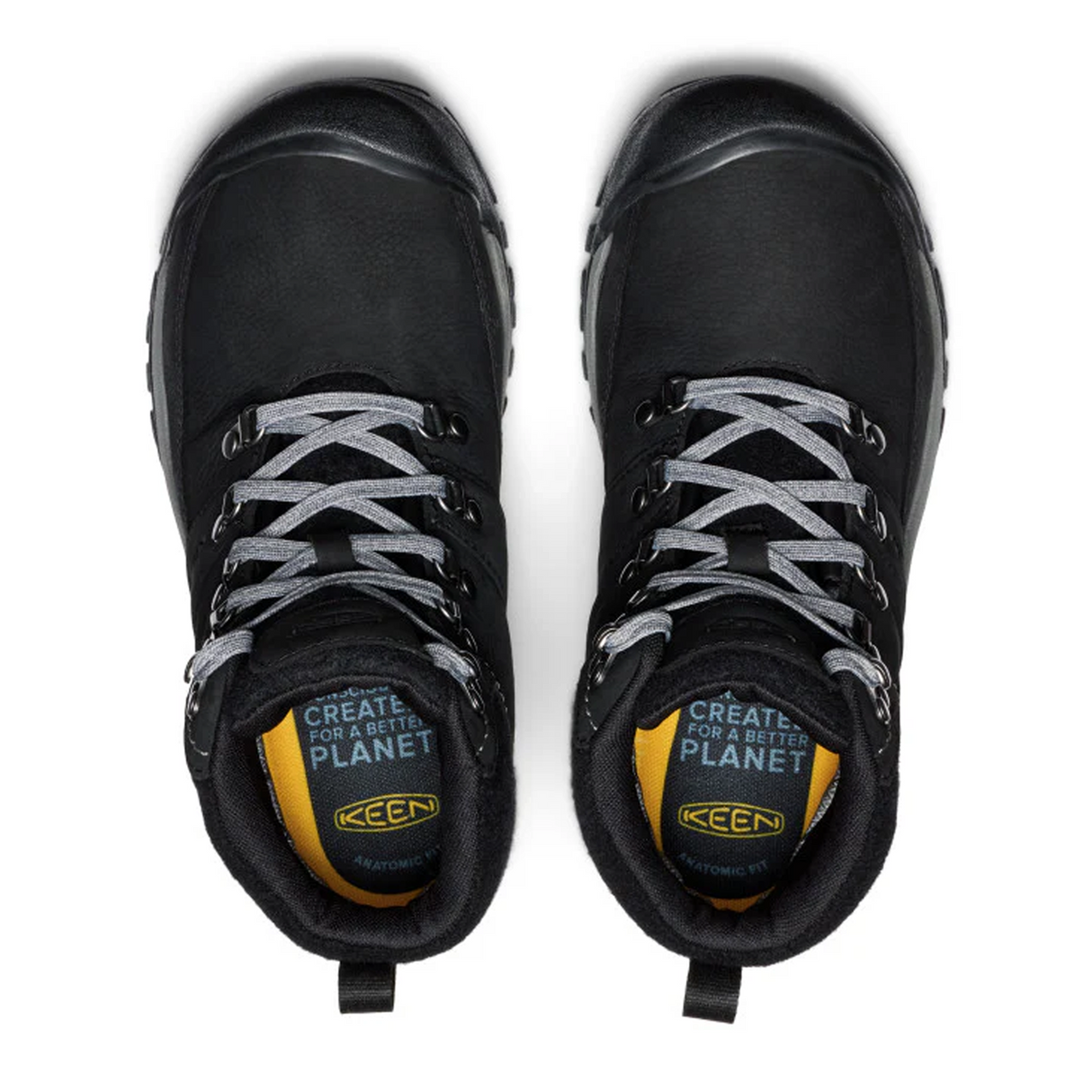 Keen Kaci III Winter Mid Waterproof Boot (Women) - Black/Steel Grey Boots - Winter - Mid Boot - The Heel Shoe Fitters