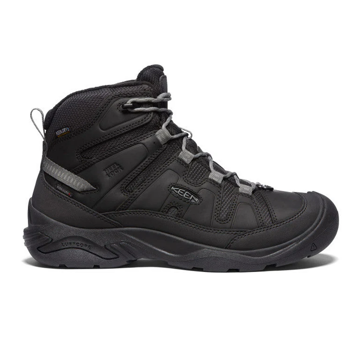Keen Circadia Mid Polar Boot (Men) - Black/Steel Grey Boots - Hiking - Mid - The Heel Shoe Fitters