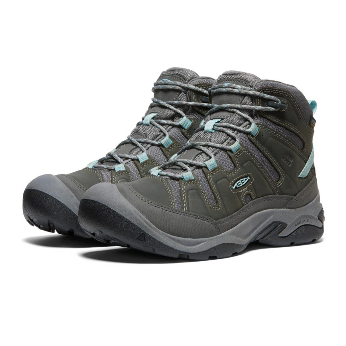 Keen Circadia Mid Waterproof Hiking Boot (Women) - Steel Grey/Cloud Blue Boots - Winter - Mid Boot - The Heel Shoe Fitters