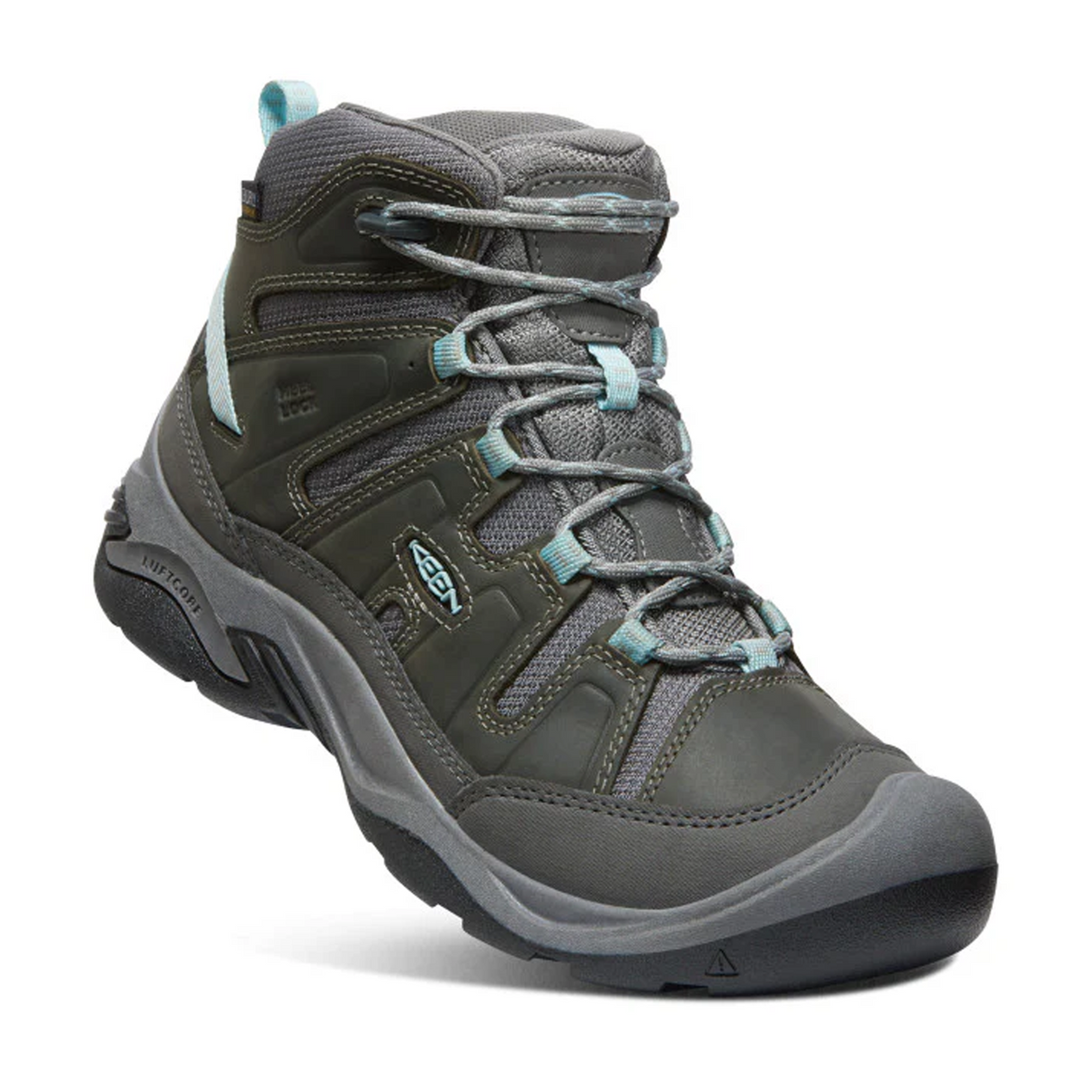 Keen Circadia Mid Waterproof Hiking Boot (Women) - Steel Grey/Cloud Blue Boots - Winter - Mid Boot - The Heel Shoe Fitters