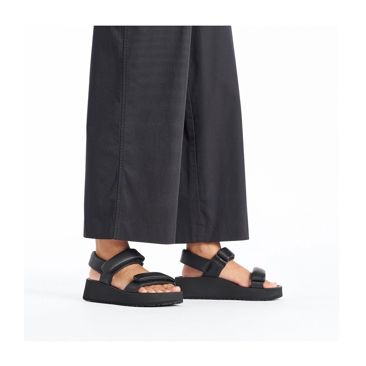 Birkenstock Theda Narrow Backstrap Sandal (Women) - Black Leather Sandal - Backstrap - The Heel Shoe Fitters