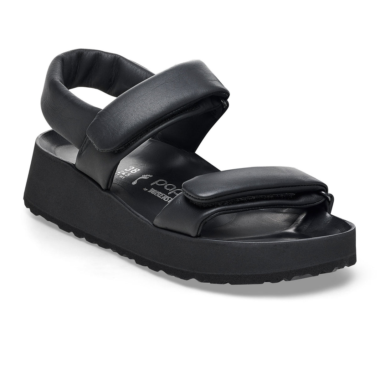 Birkenstock Theda Narrow Backstrap Sandal (Women) - Black Leather Sandal - Backstrap - The Heel Shoe Fitters