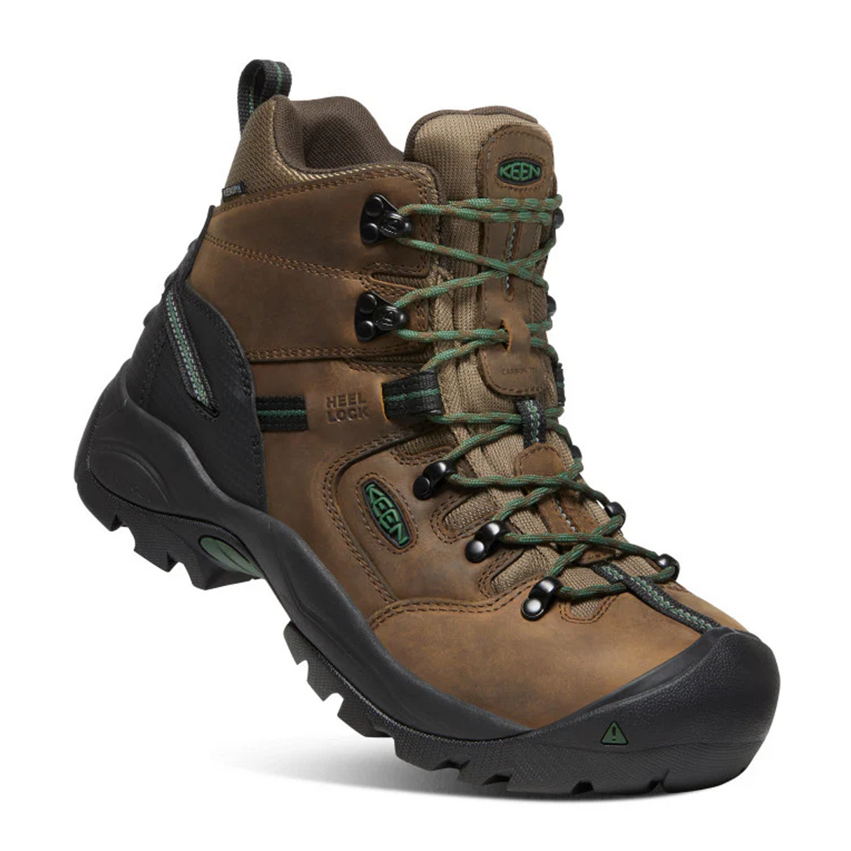 Keen Utility Pittsburgh Energy 6" Waterproof Composite Toe Work Boot (Men) - Cascade Brown/Greener Pastures Boots - Work - 6 Inch - The Heel Shoe Fitters