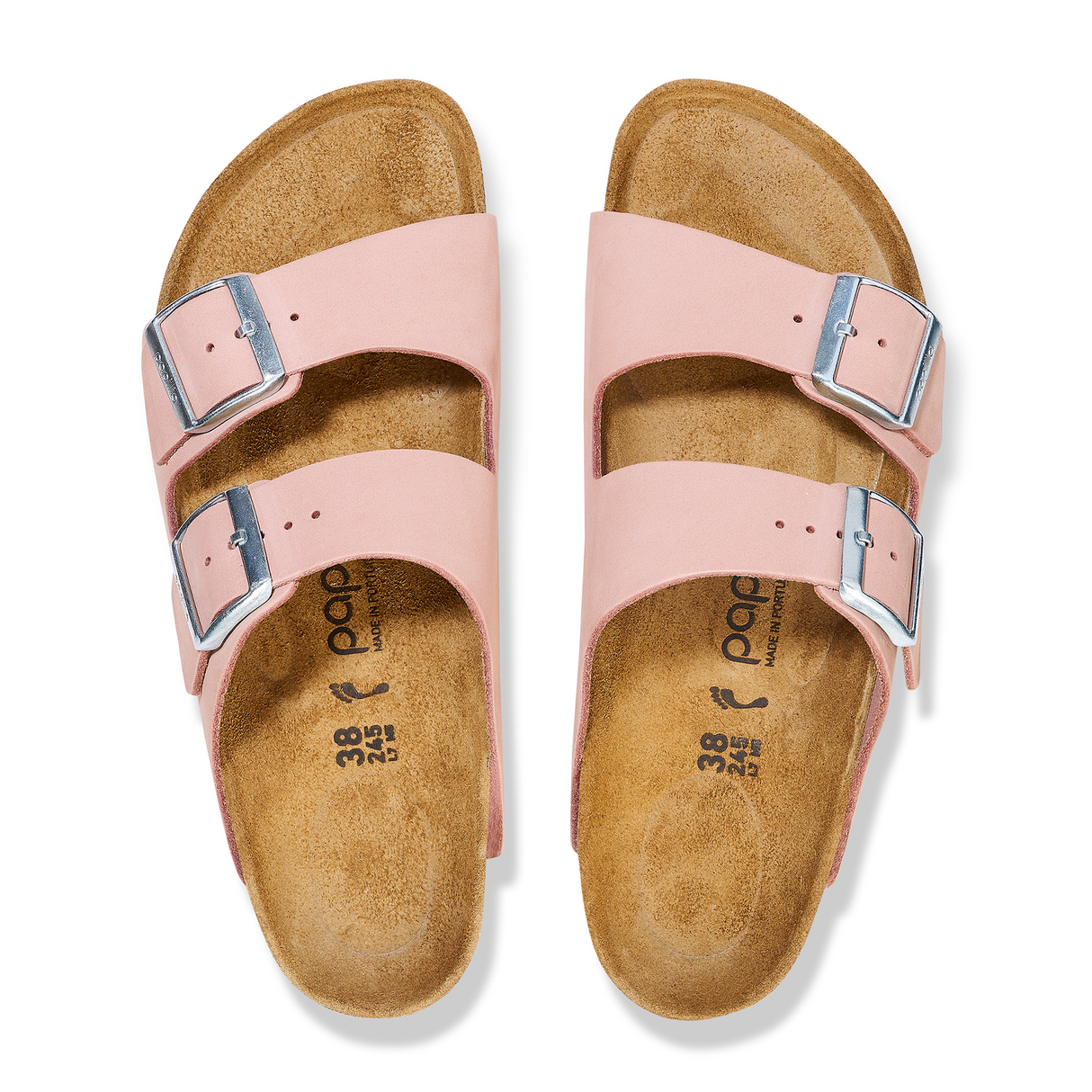Birkenstock Arizona Exquisite Flex Platform Slide Sandal (Women) - Soft Pink Nubuck Sandal - Slide - The Heel Shoe Fitters