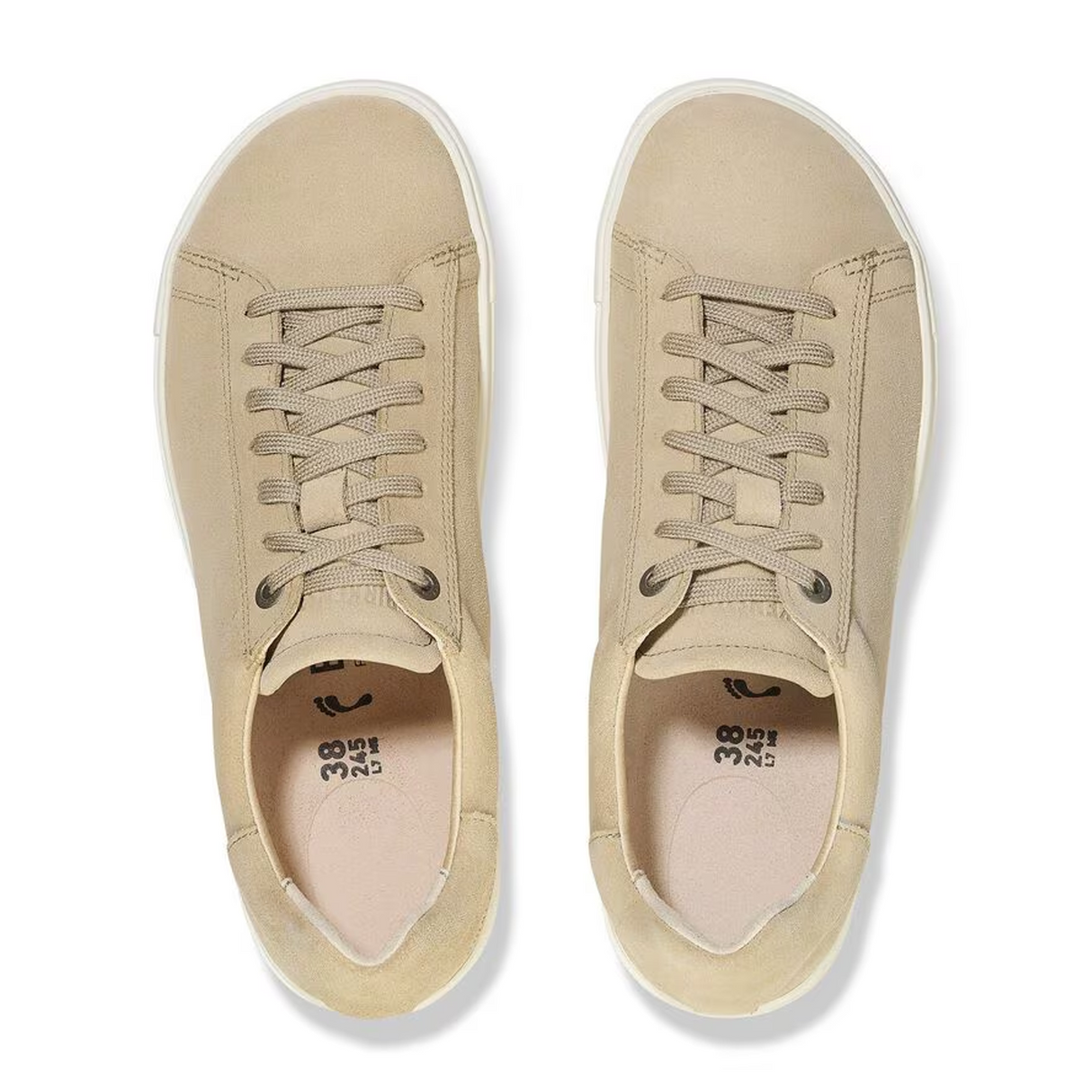 Birkenstock Bend Sneaker (Men) - Sandcastle Suede/White Athletic - Casual - Lace Up - The Heel Shoe Fitters