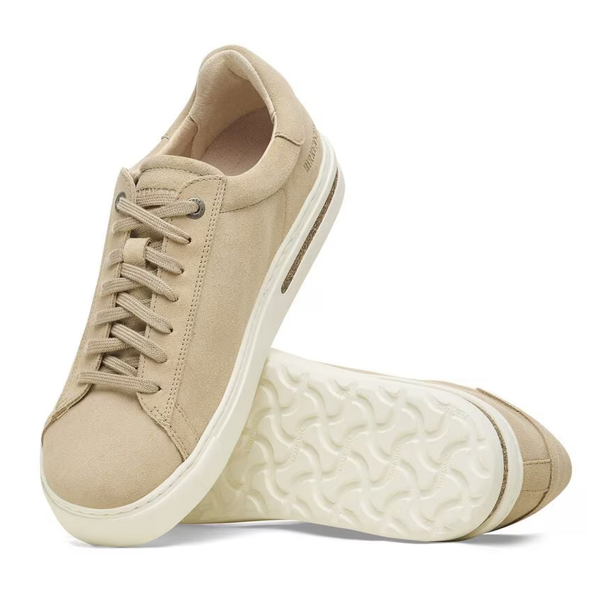 Birkenstock Bend Sneaker (Men) - Sandcastle Suede/White Athletic - Casual - Lace Up - The Heel Shoe Fitters