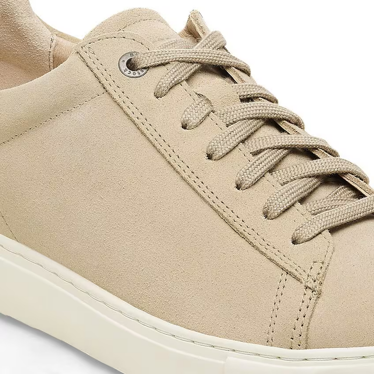 Birkenstock Bend Sneaker (Men) - Sandcastle Suede/White Athletic - Casual - Lace Up - The Heel Shoe Fitters