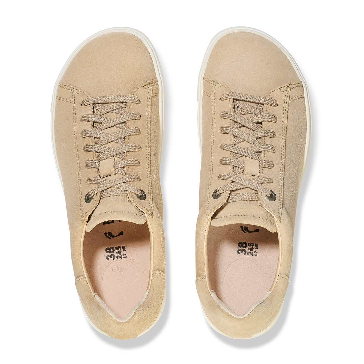 Birkenstock Bend Narrow Sneaker (Women) - Sandcastle Suede Athletic - Casual - Lace Up - The Heel Shoe Fitters