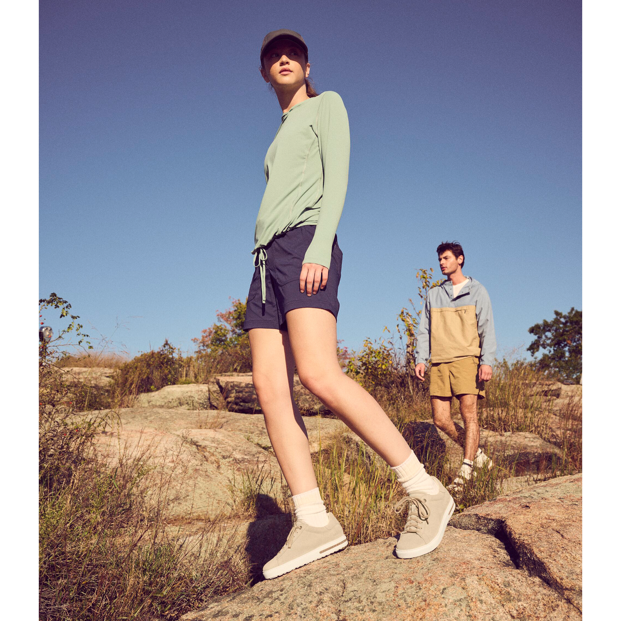 Birkenstock Bend Narrow Sneaker (Women) - Sandcastle Suede Athletic - Casual - Lace Up - The Heel Shoe Fitters