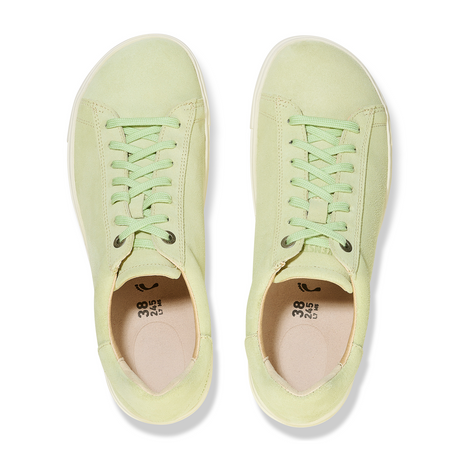 Birkenstock Bend Narrow Sneaker (Women) - Faded Lime Suede Athletic - Casual - Lace Up - The Heel Shoe Fitters