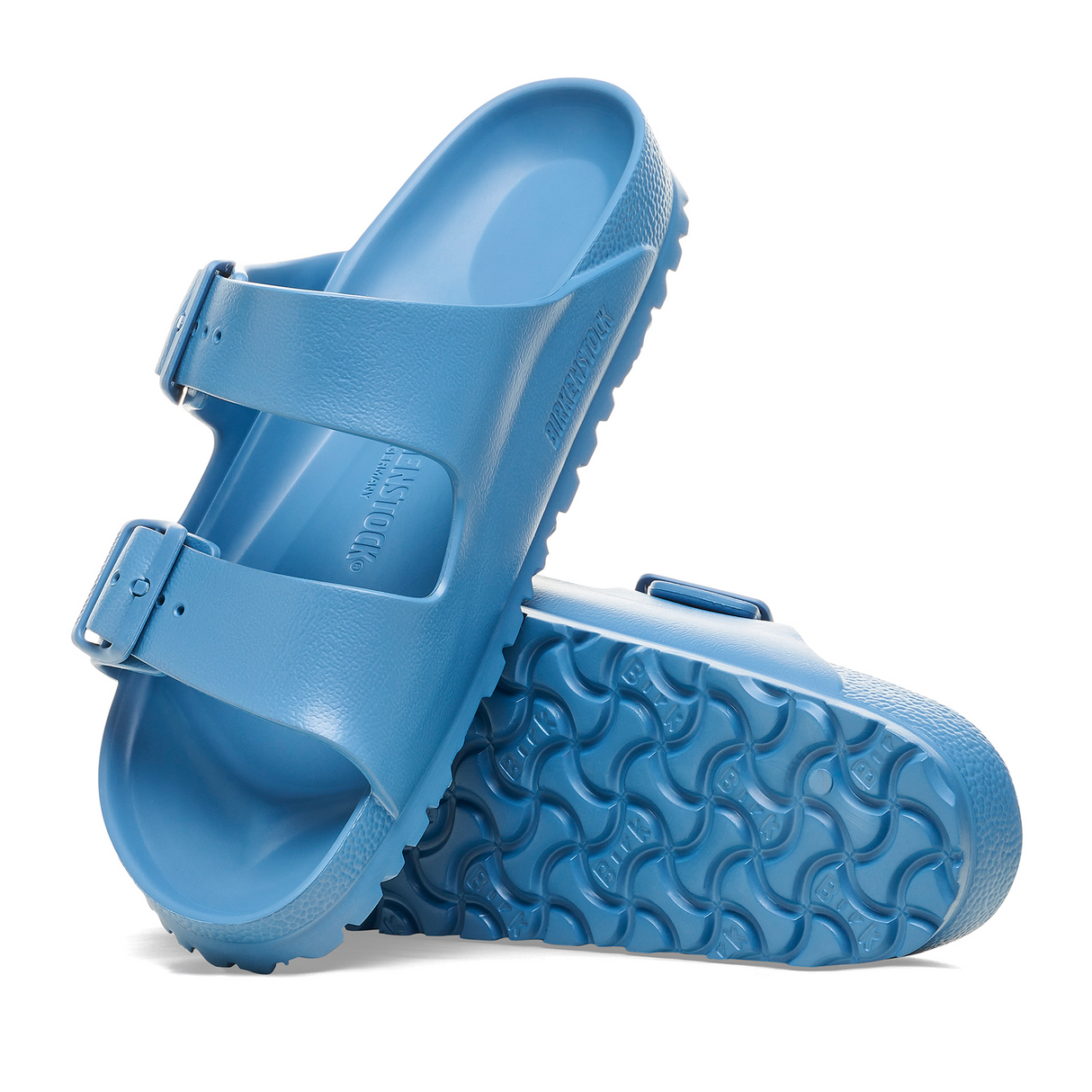 Birkenstock Arizona EVA Narrow Slide Sandal (Women) - Elemental Blue Sandal - Slide - The Heel Shoe Fitters