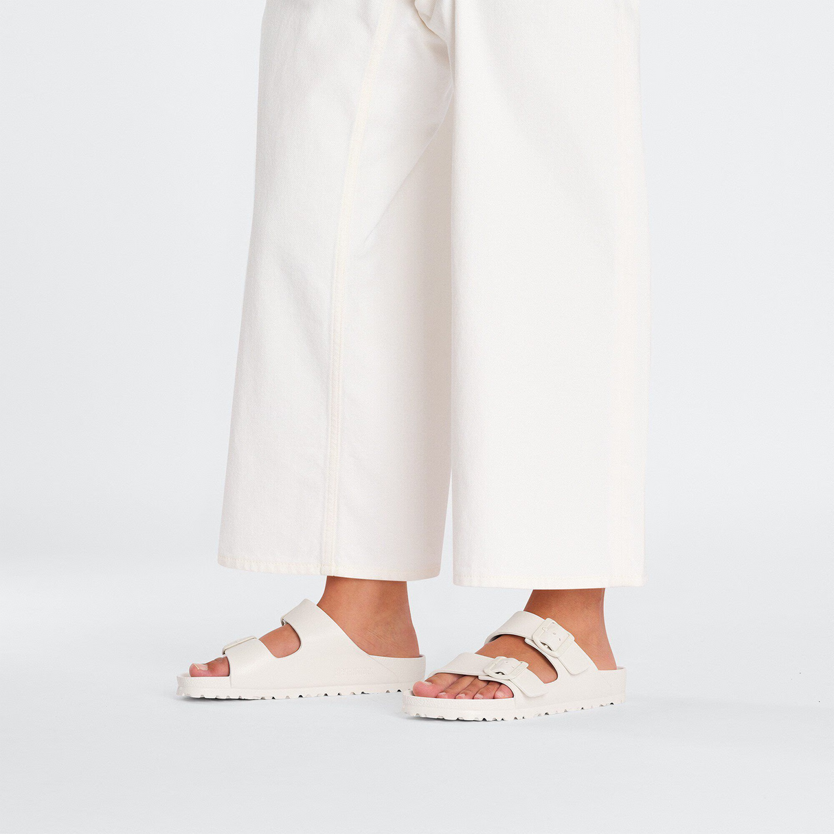 Birkenstock Arizona EVA Narrow Slide Sandal (Women) - Eggshell Sandal - Slide - The Heel Shoe Fitters