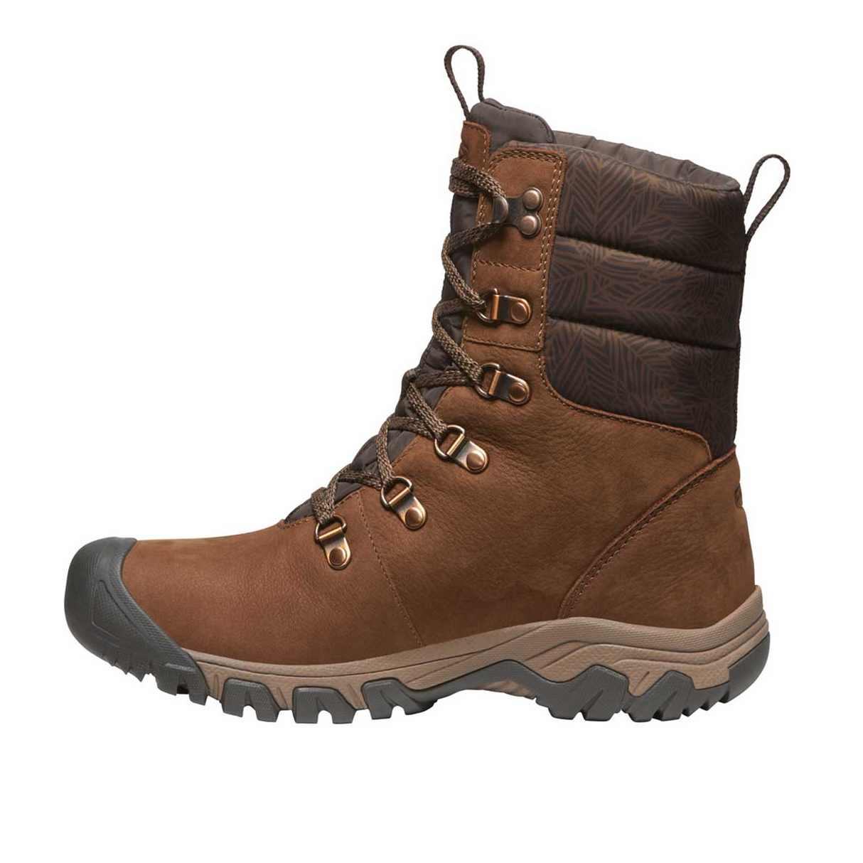 Keen Greta Mid Waterproof Boot (Women) - Bison/Java Boots - Winter - High Boot - The Heel Shoe Fitters