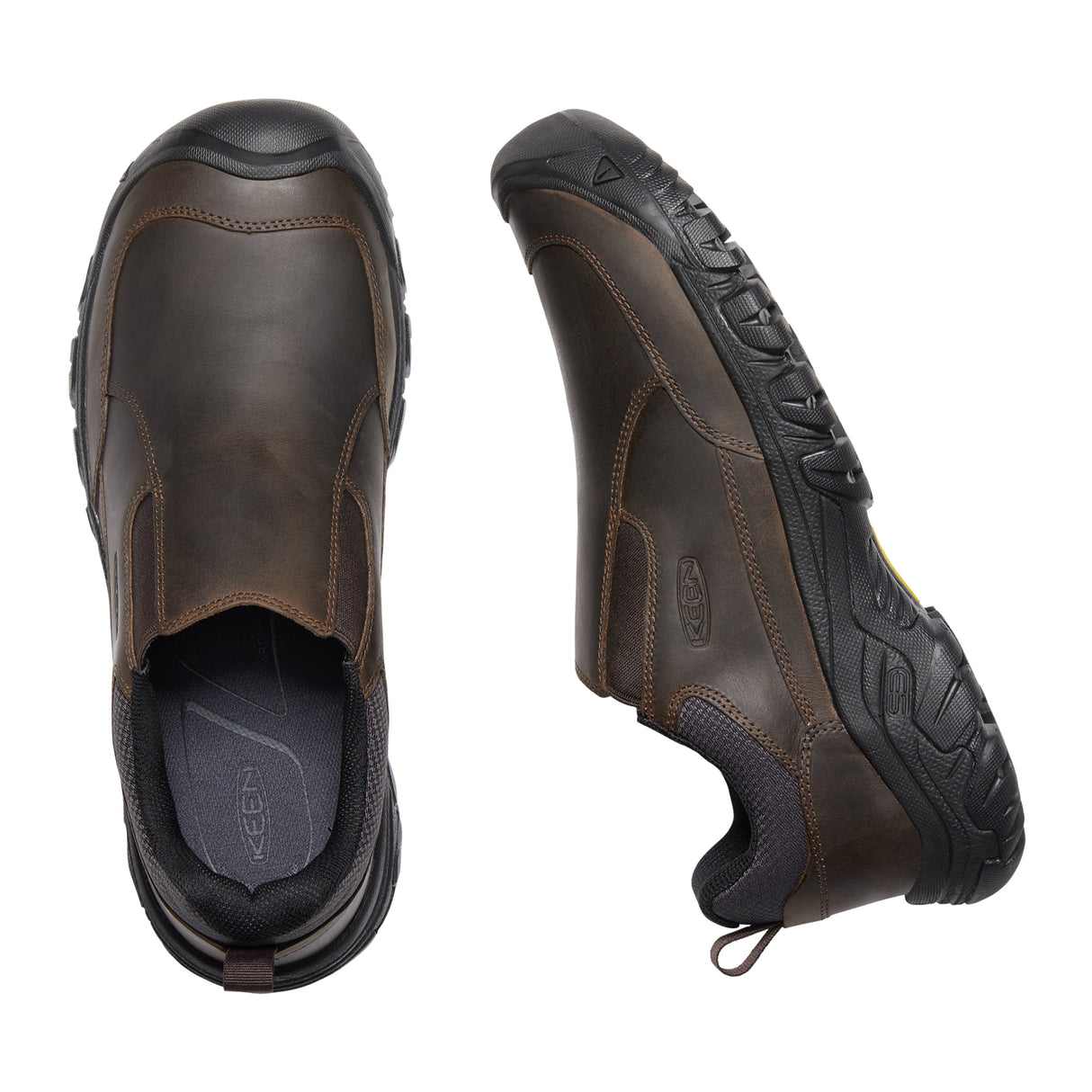 Keen Targhee III Slip On (Men) - Dark Earth/Mulch Dress-Casual - Slip On - The Heel Shoe Fitters