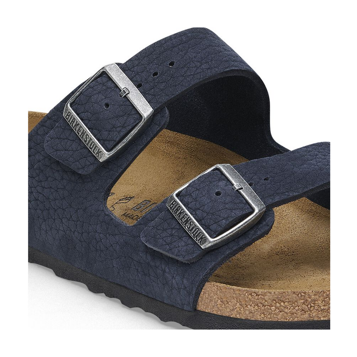 Birkenstock Arizona Nubuck Slide Sandal (Men) Sandal - Slide - The Heel Shoe Fitters