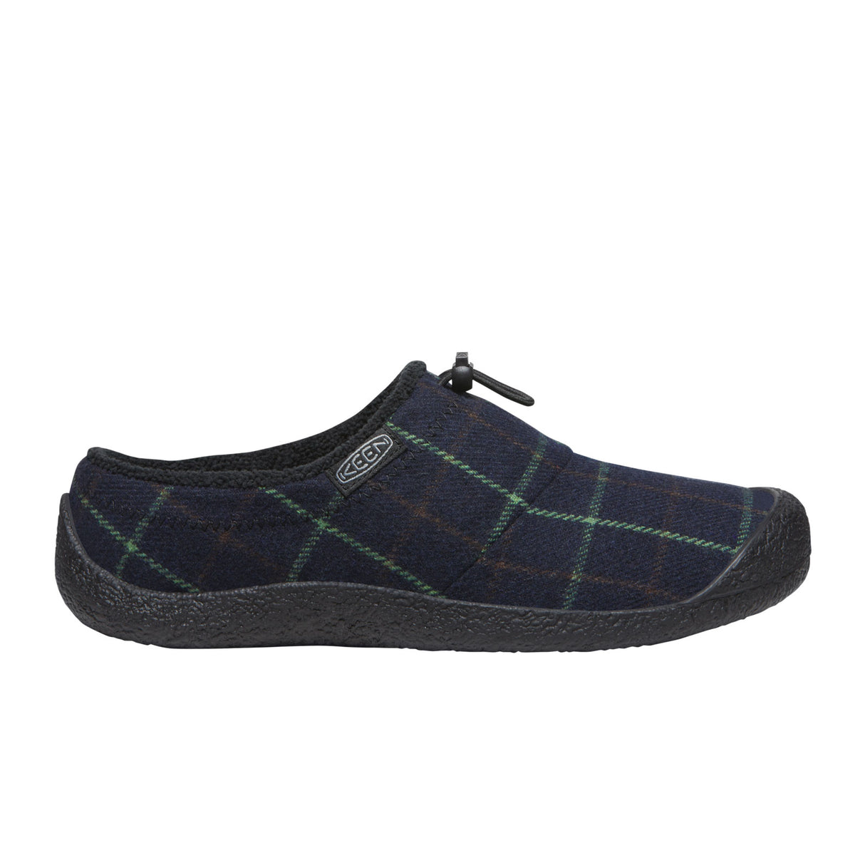 Keen Howser III Slide (Men) - Navy Plaid Dress-Casual - Slippers - The Heel Shoe Fitters