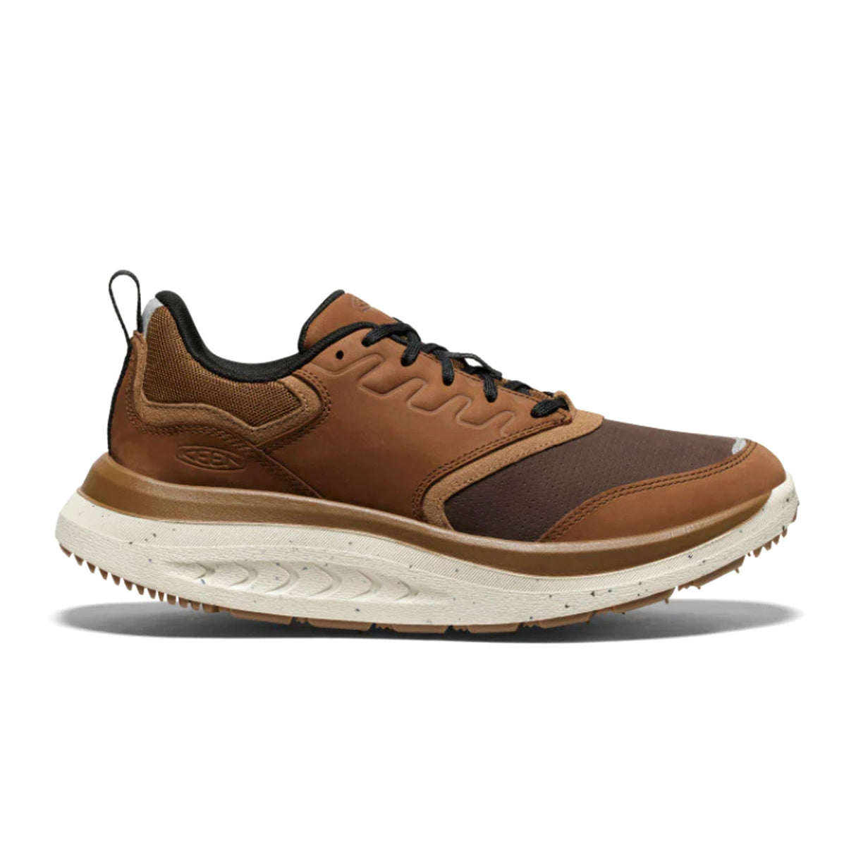 Keen WK400 Leather Walking Shoe (Men) - Bison/Toasted Coconut Athletic - Walking - The Heel Shoe Fitters