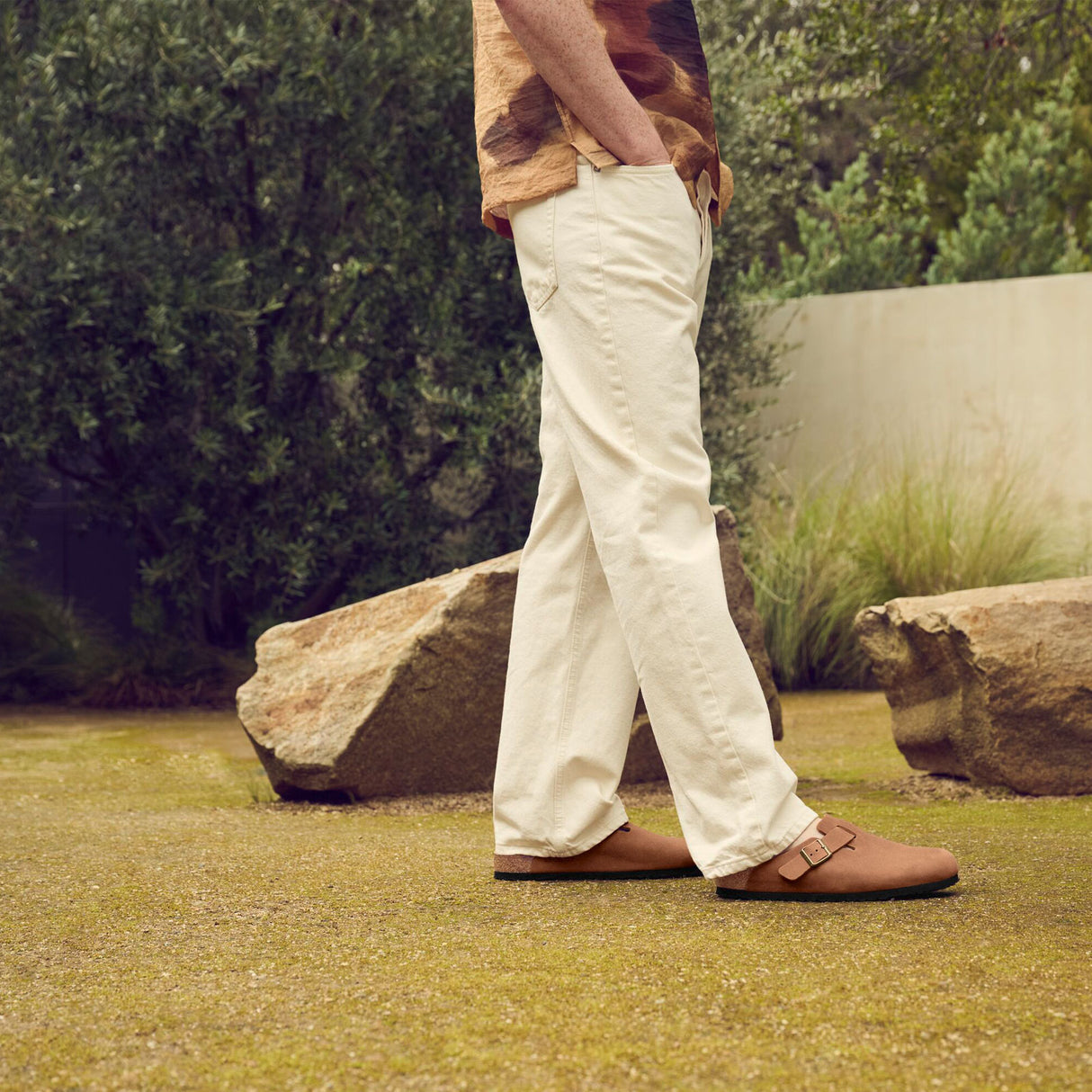 Birkenstock Boston Clog (Men) - Cognac Oiled Leather Dress-Casual - Clogs & Mules - The Heel Shoe Fitters