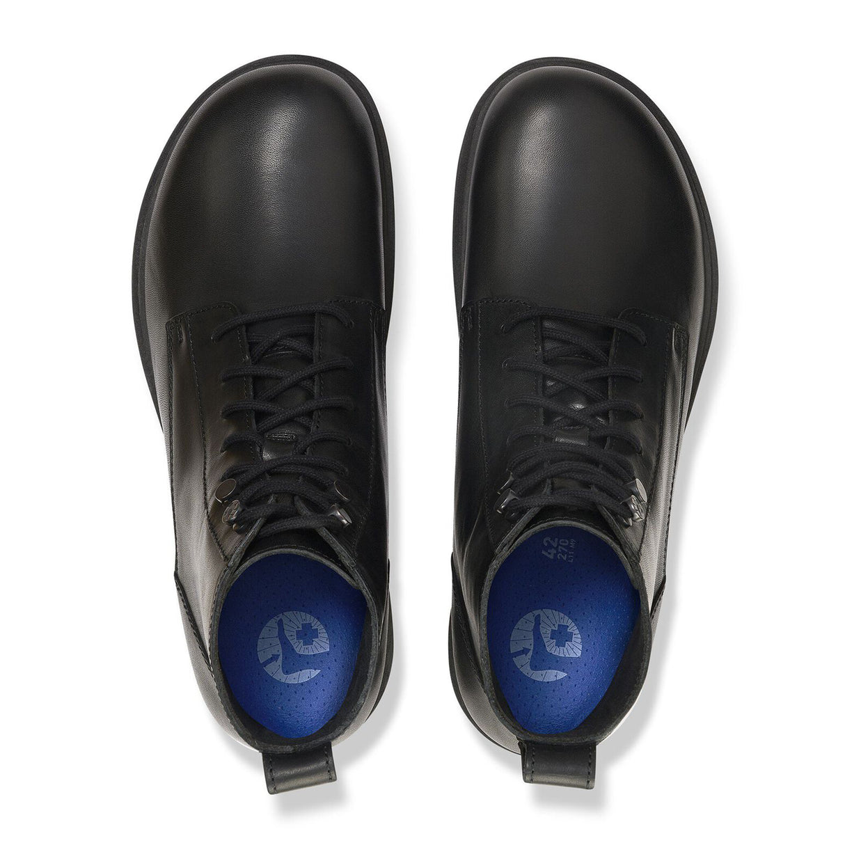 Birkenstock Highwood Lace Boot (Men) - Black Leather Boots - Casual - Mid - The Heel Shoe Fitters