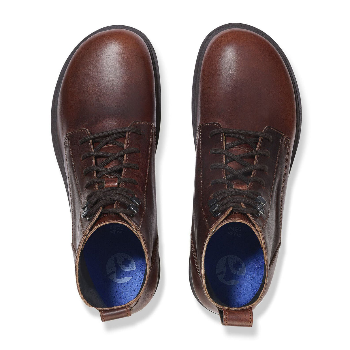 Birkenstock Highwood Lace Boot (Men) - Chocolate Leather Boots - Casual - Low - The Heel Shoe Fitters