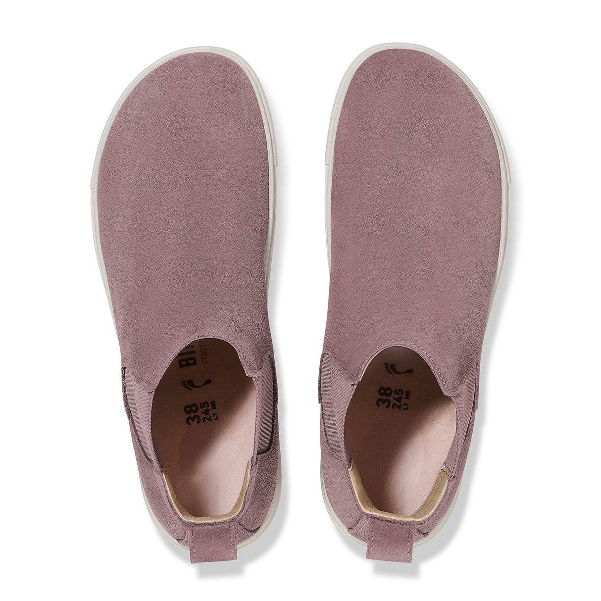 Birkenstock Bend Narrow Chelsea Sneaker (Women) - Faded Purple Suede Boots - Casual - Ankle - The Heel Shoe Fitters