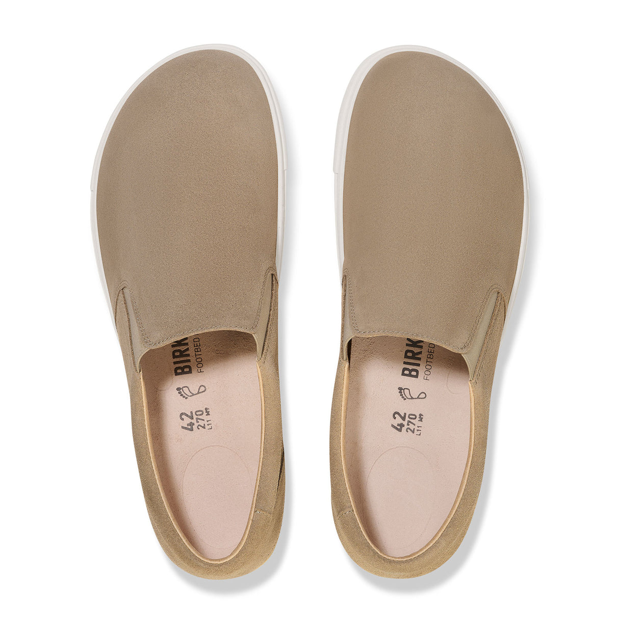 Birkenstock Oswego Slip On Sneaker (Men) - Taupe Suede Athletic - Casual - Slip On - The Heel Shoe Fitters