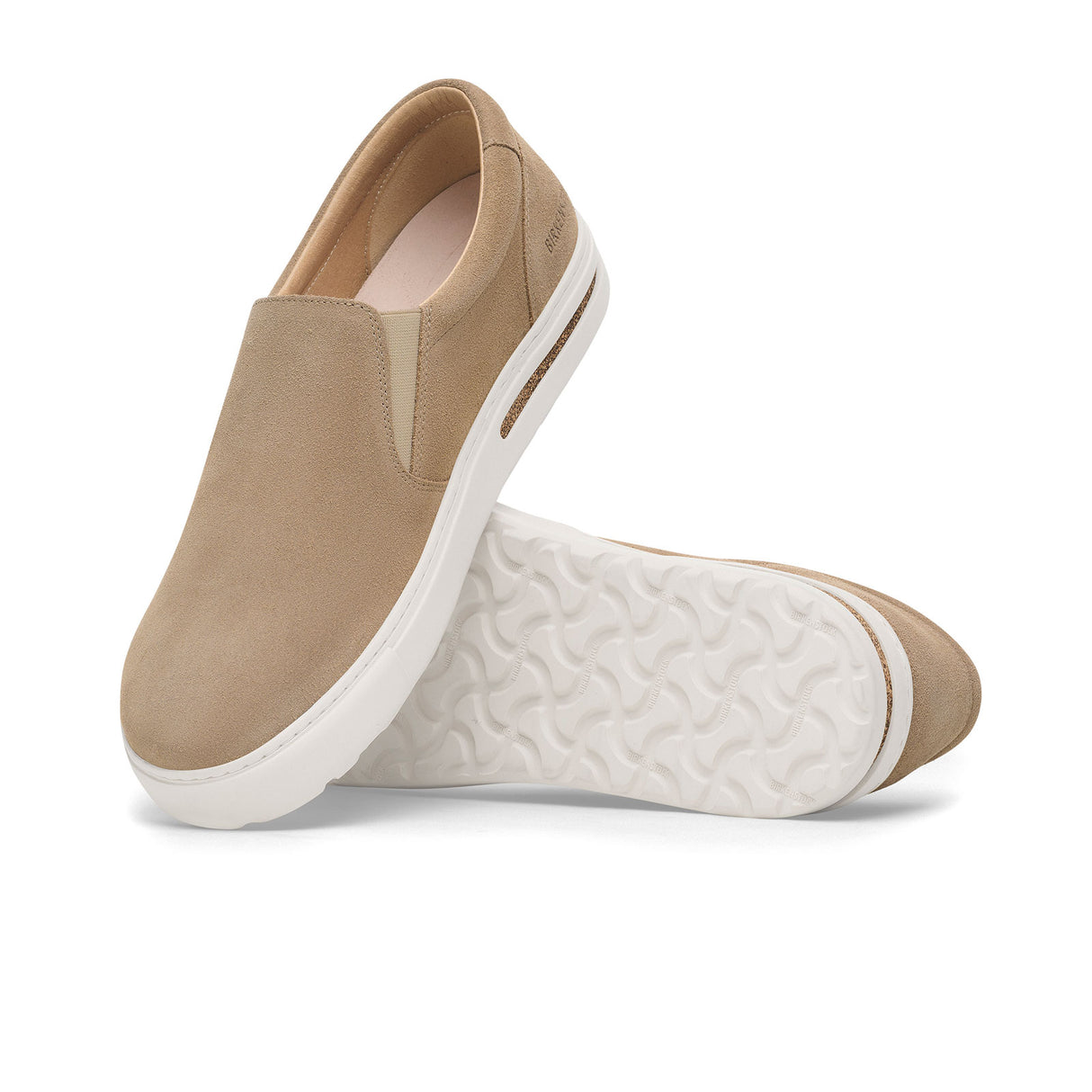 Birkenstock Oswego Slip On Sneaker (Men) - Taupe Suede Athletic - Casual - Slip On - The Heel Shoe Fitters